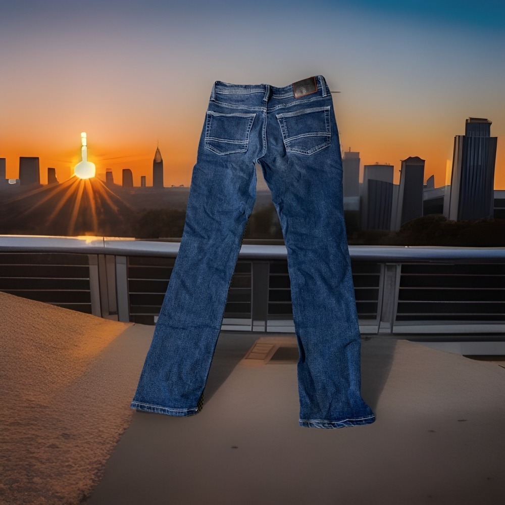 Truth + Theory‎ Pants Womens 31 Blue Jeans Distressed Slim Tapered Stretch